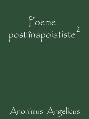 cover image of Poeme Post Înapoiatiste 2